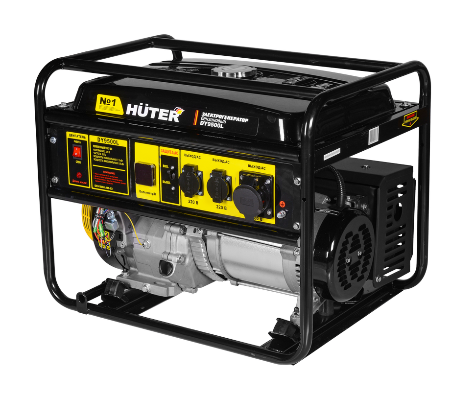 Портативный бензогенератор Huter DY9500L 