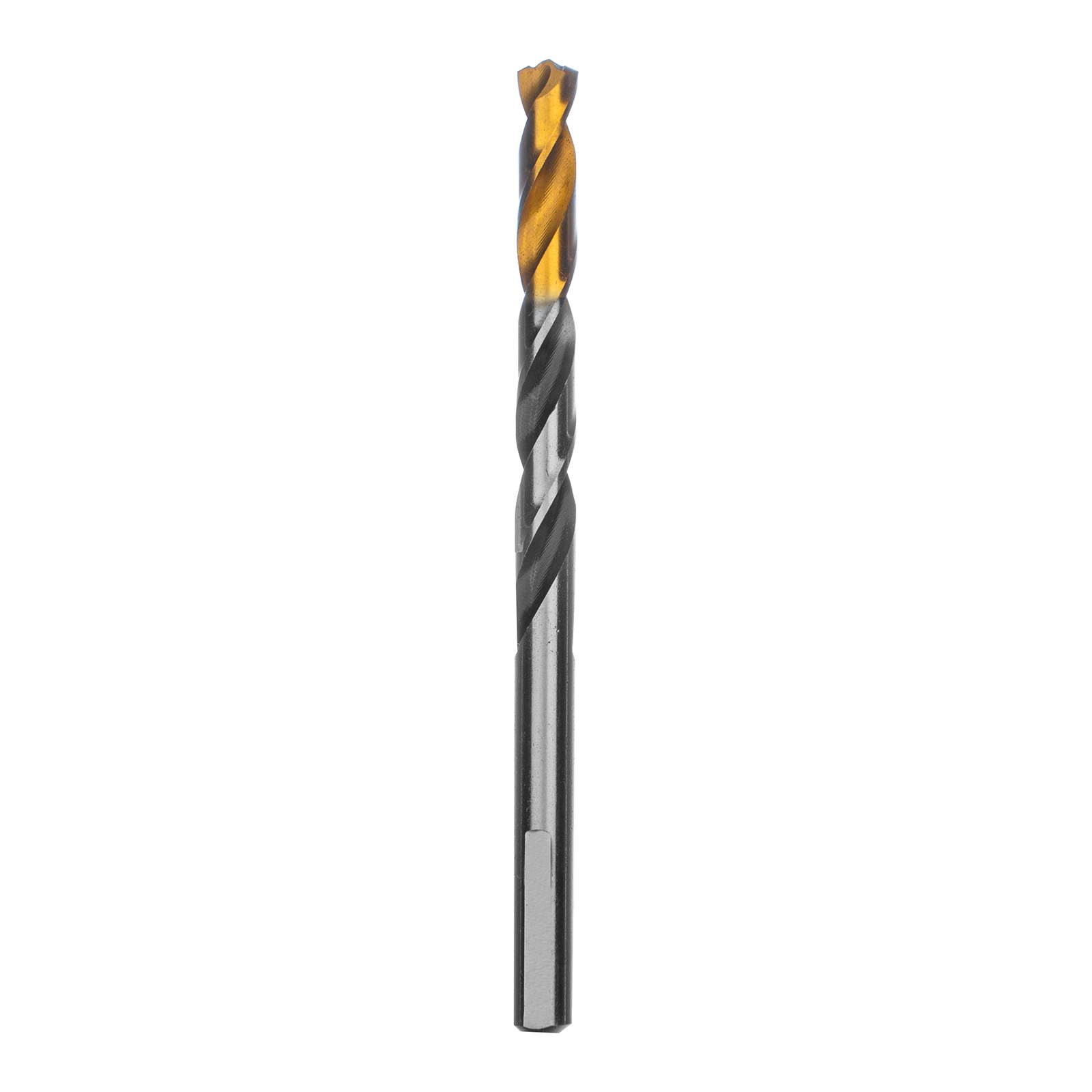 Сверло спиральное по металлу 6,5 x 93мм, Р6М5, Golden Tip, многогранная заточка Denzel 