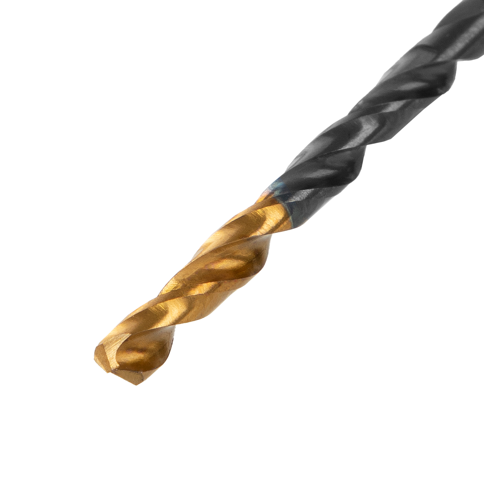 Сверло по металлу, 3,2 мм, HSS-Tin, Golden Tip, 10 шт. Denzel 