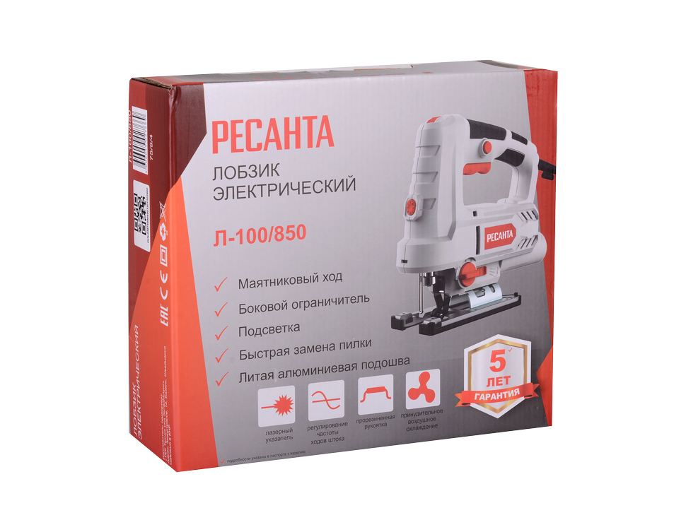 Лобзик электрический Ресанта Л-100/850 