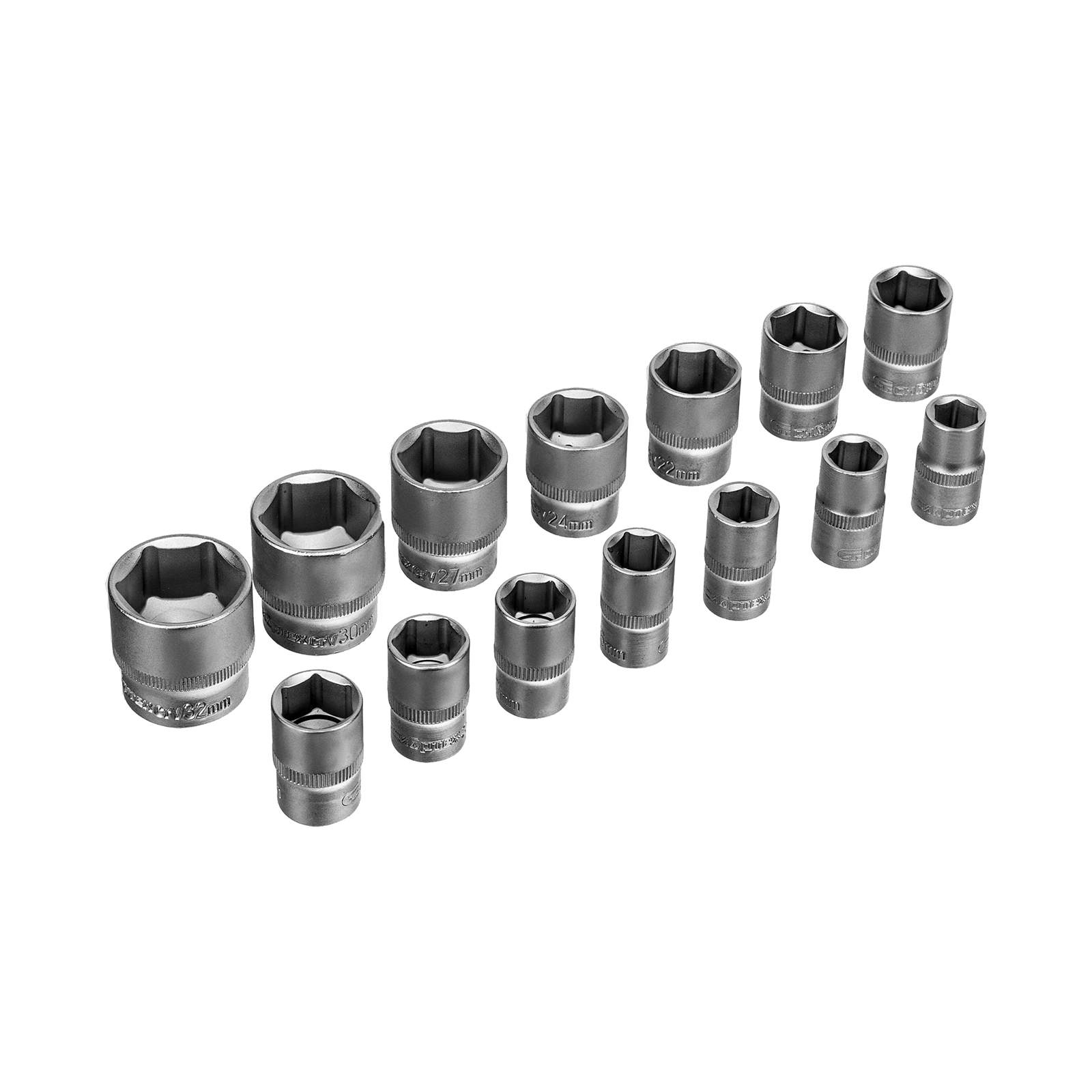 Набор инструментов, 1/2", 3/8", 1/4", пластиковый кейс 215 предм. Сибртех 