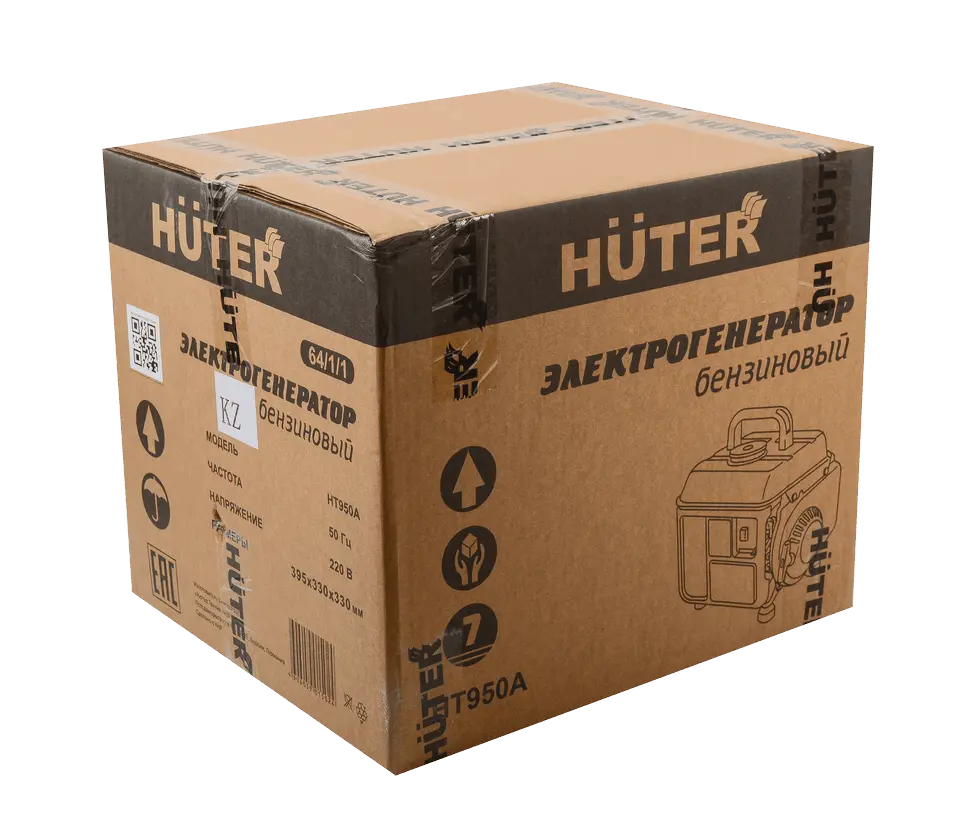 Портативный бензогенератор Huter HT950A 64/1/1 - фото упаковки