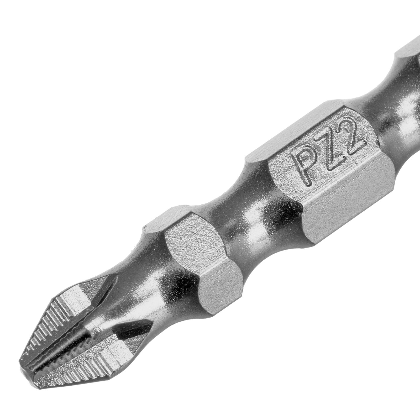 Бита двухстор., PH2-PZ2х45мм, сталь S2, 10шт. Gross 