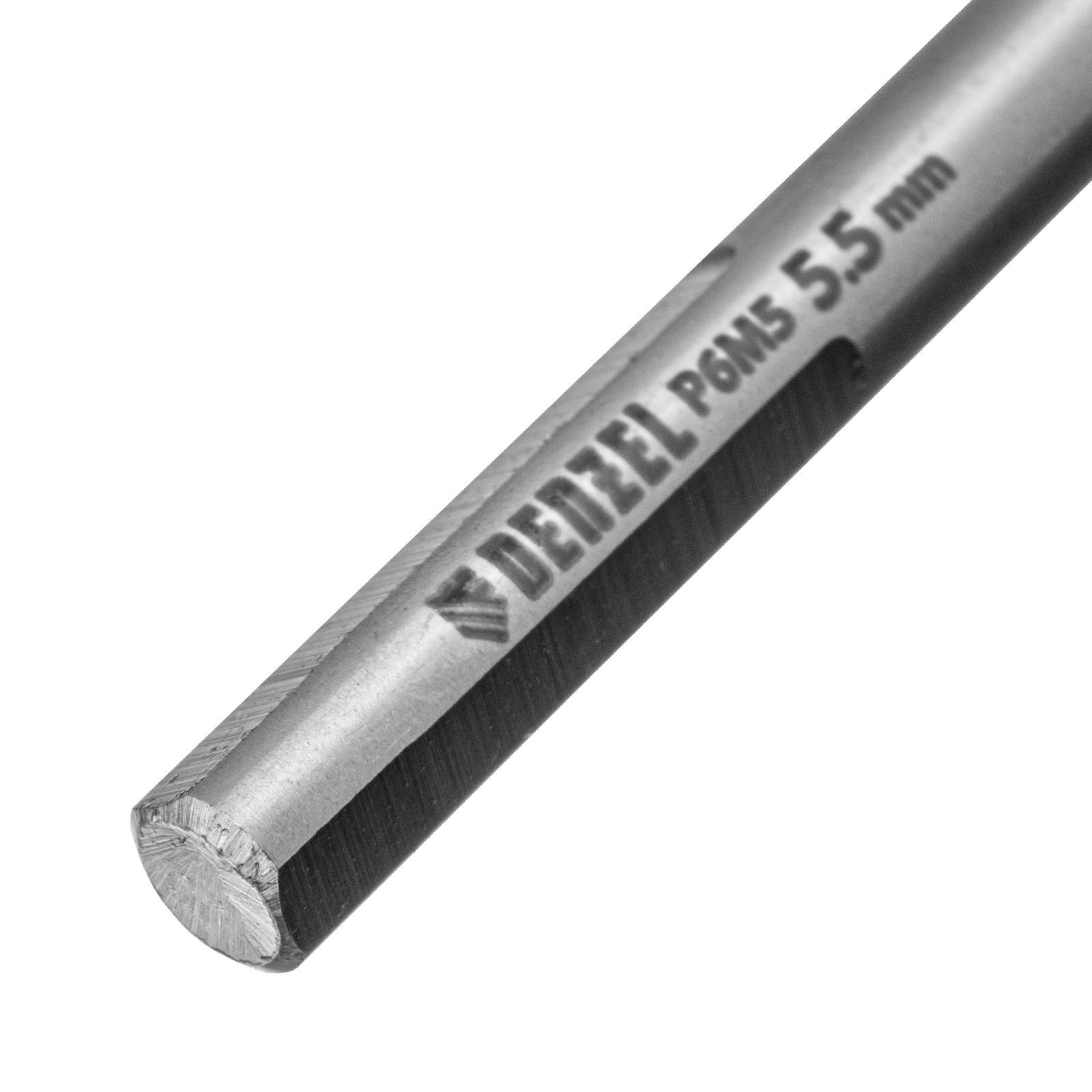 Сверло спиральное по металлу 5,5 x 93 мм, Р6М5, Golden Tip  Denzel 
