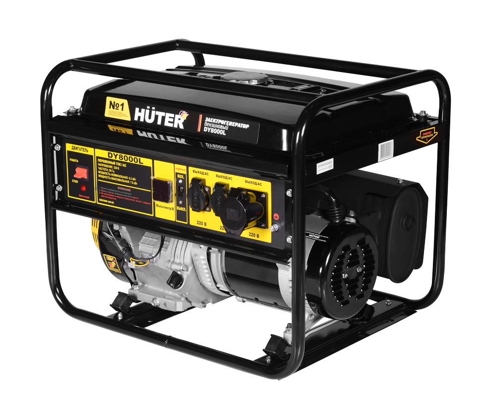 Портативный бензогенератор Huter DY8000L 64/1/33 
