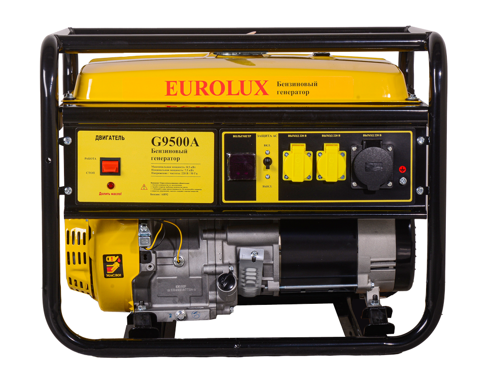 Бензиновый генератор EUROLUX G9500A 64/1/81 