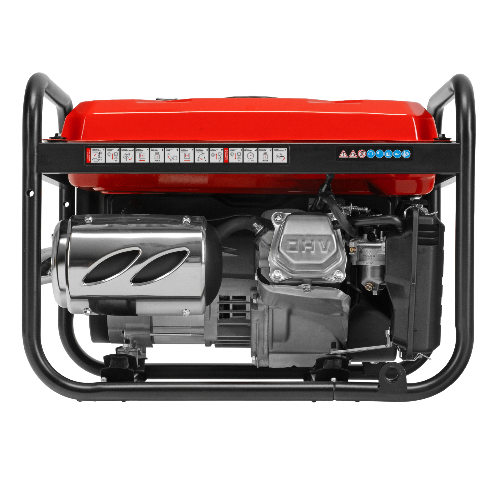Генератор бензиновый LK-2800R, 2,8 кВт, 230В, ручной стартер Kronwerk 