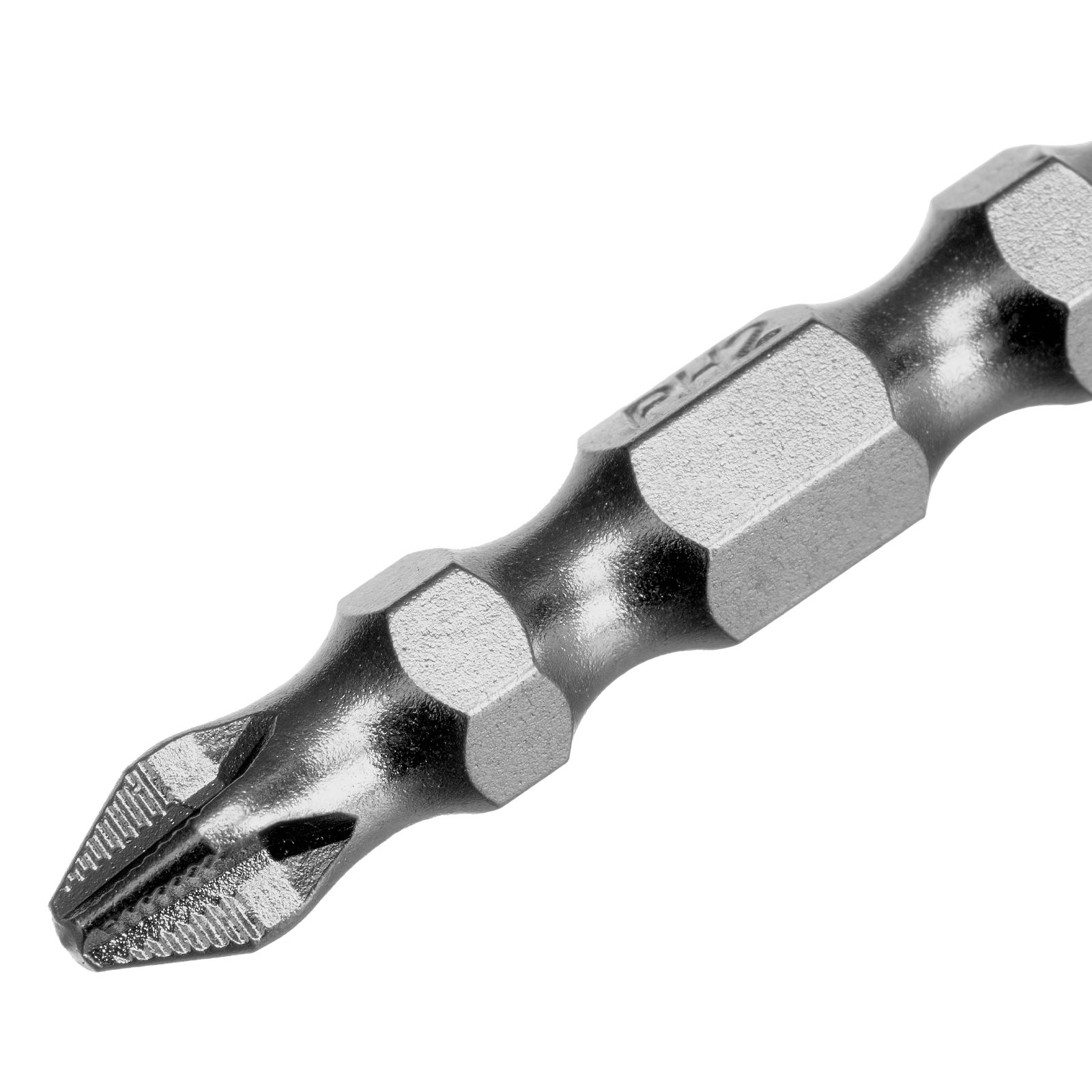 Бита двухстор., PH2-PH1х45мм, сталь S2, 10шт. Gross 