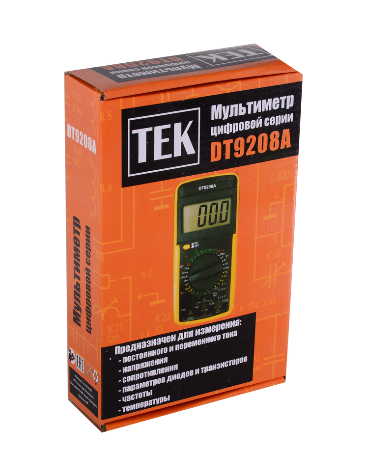 Мультиметр DT9208A 