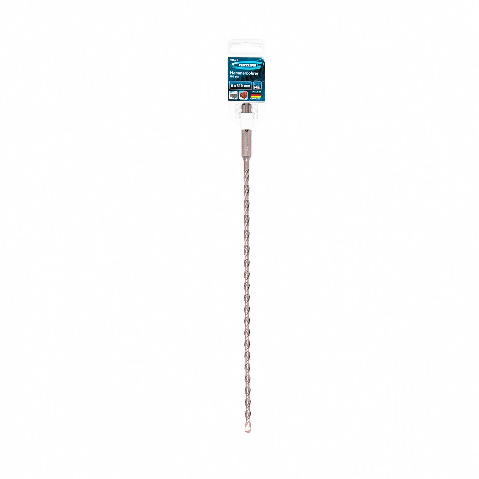 Бур по бетону Pro, 6 х 310 мм, SDS Plus Gross 
