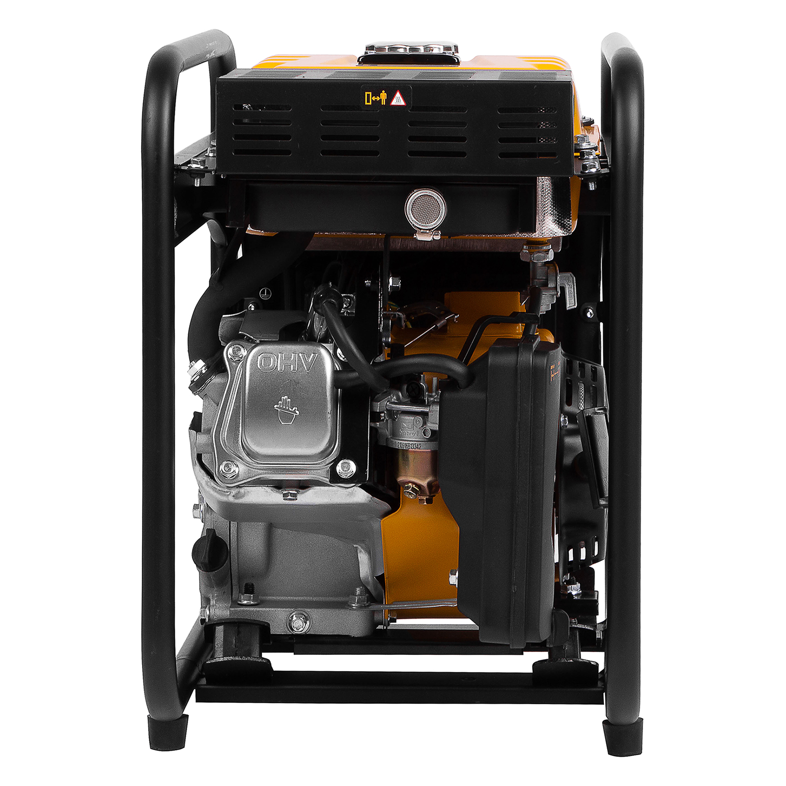 Генератор инверторный GT-3500iF, 3.5 кВт, 230 В, бак 5 л, открытый корпус, ручной старт Denzel 94705 