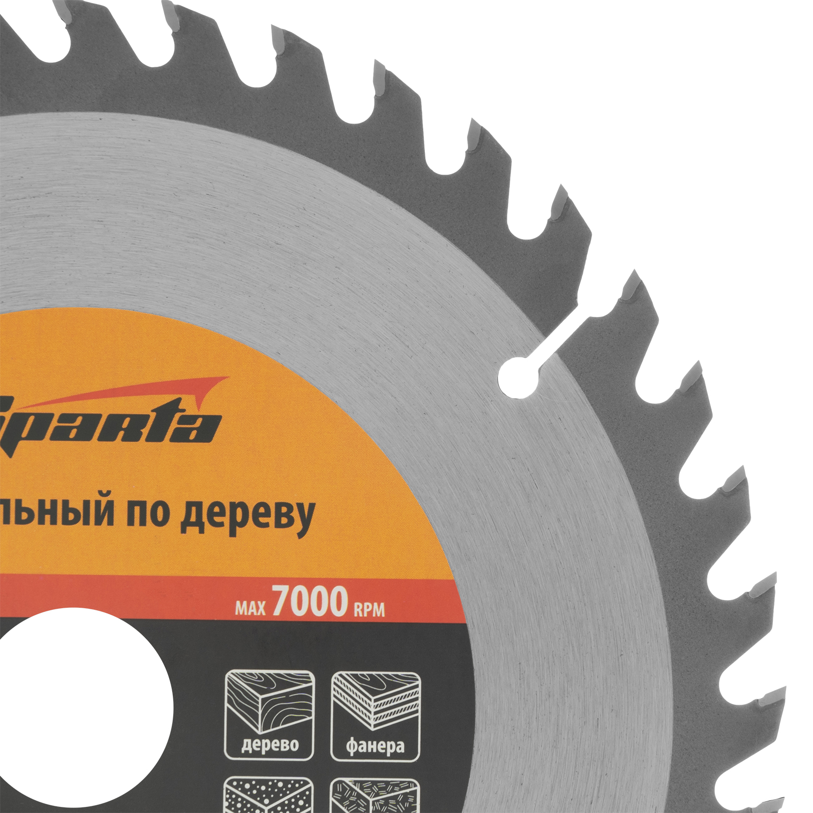 Пильный диск по дереву, 180 х 22 мм, 40 зубьев Sparta 
