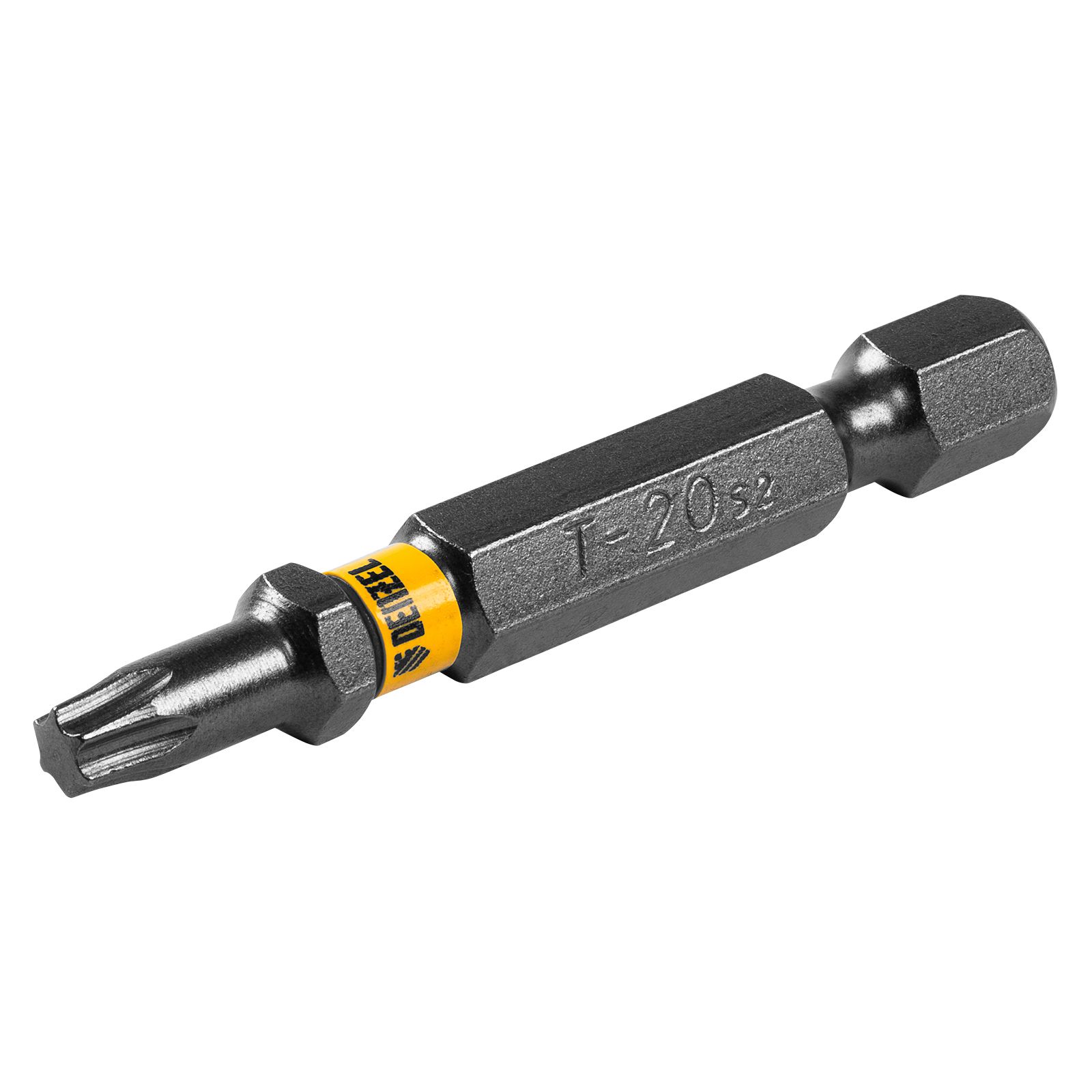 Бита TX 20х50, сталь S2, шестигранный профиль, 10 шт. Е 6,3 Denzel 