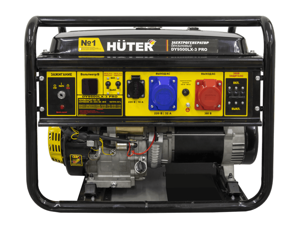 Электрогенератор Huter DY9500LX-3 PRO 64/1/77 - общий вид (1)