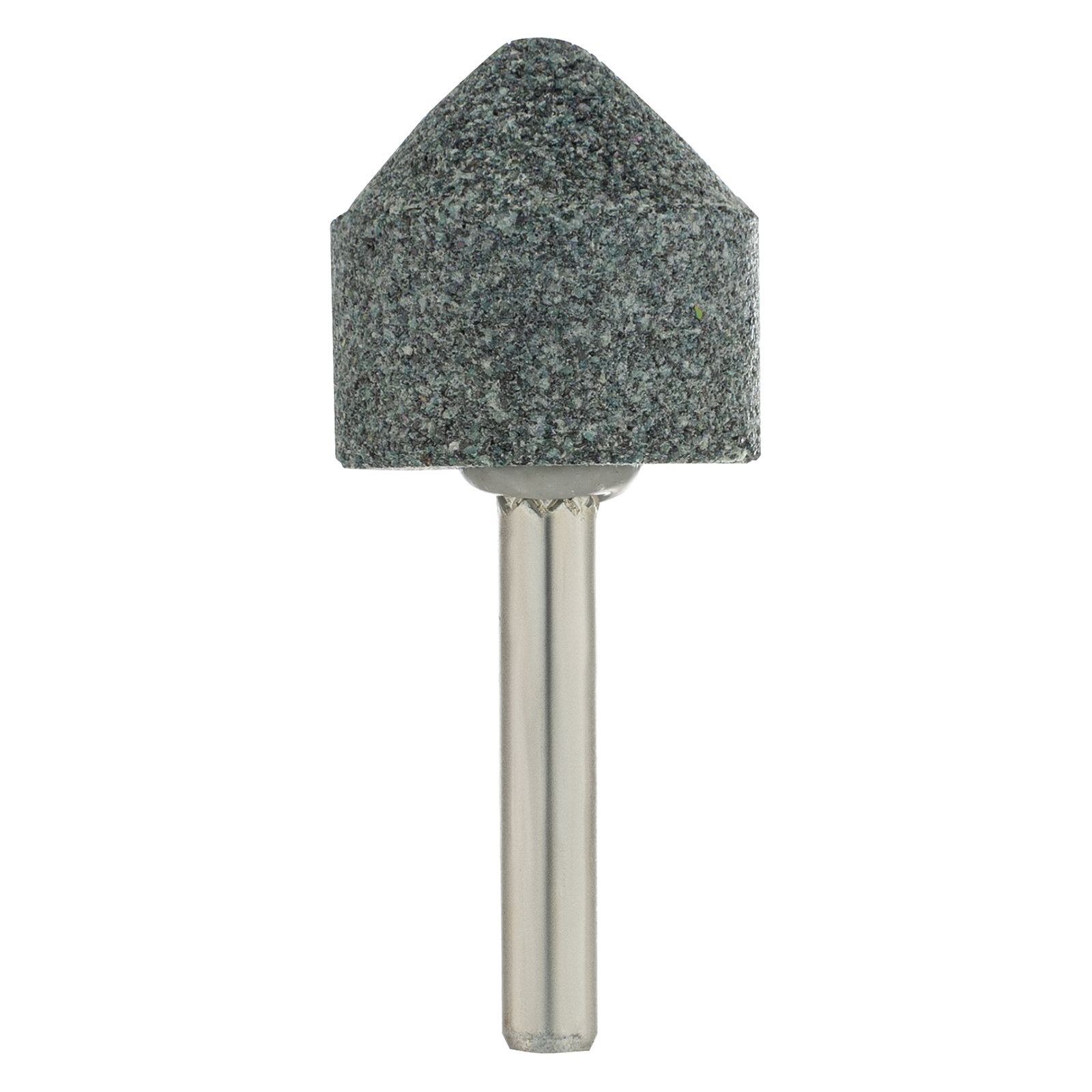 Шарошка абразивная, конус, для дрели, 25 x 25 мм, хвостовик d6 мм, 63С Denzel 
