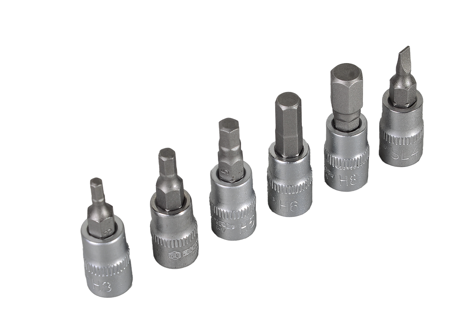 Набор инструментов, 1/4" , CrV, пластиковый кейс 29 предм Вихрь 