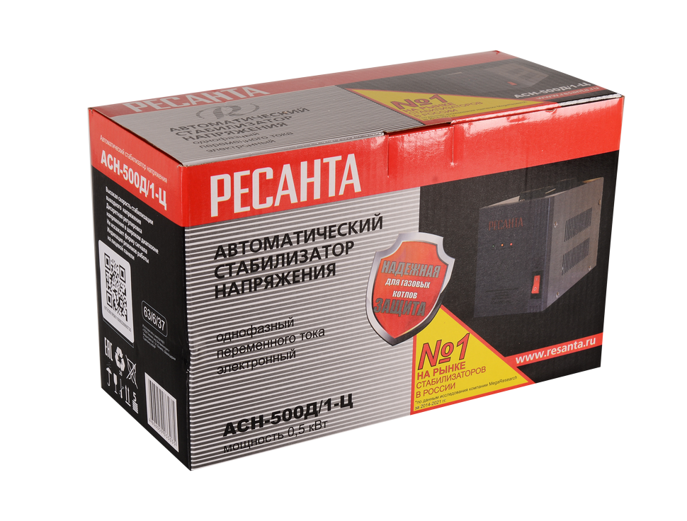 Стабилизатор напряжения Ресанта АСН-500Д/1-Ц 