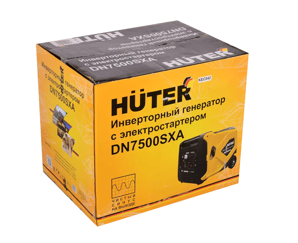 Упаковка генератора Huter DN7500SXA