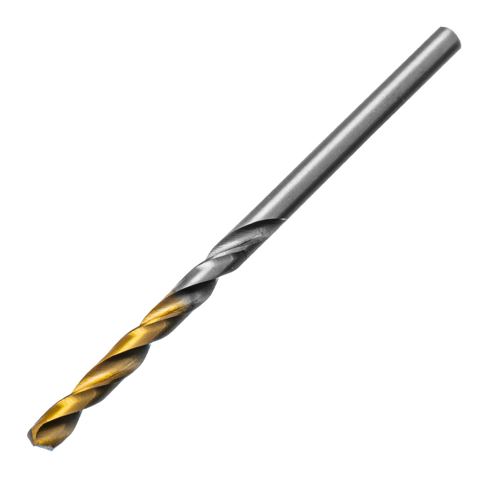 Сверло спиральное по металлу 3,5 x 70 мм, Р6М5, Golden Tip , 2шт. Denzel 