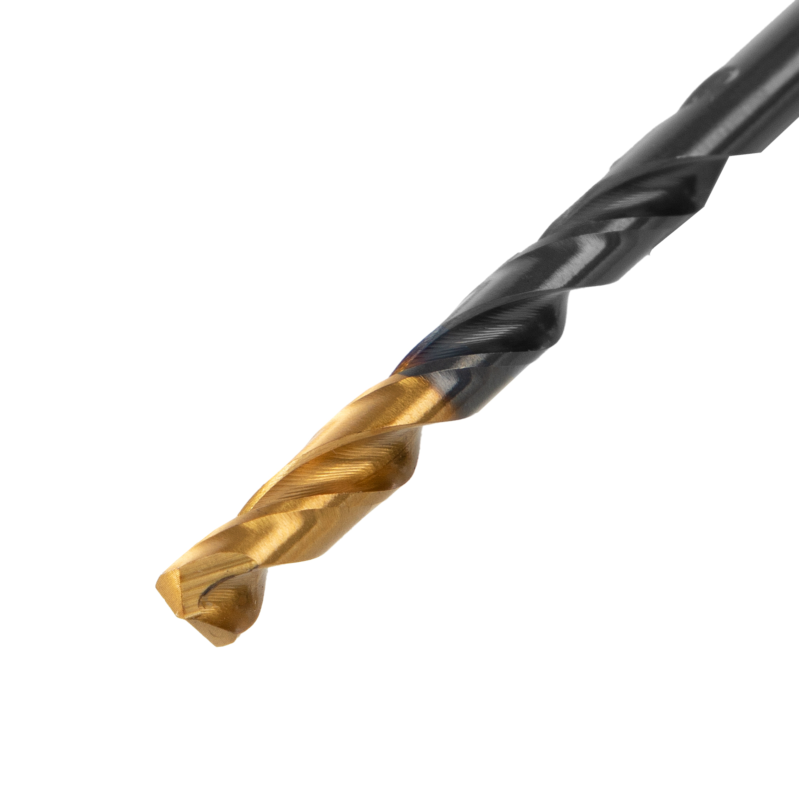 Сверло по металлу, 4,2 мм, HSS-Tin, Golden Tip, 10 шт. Denzel 