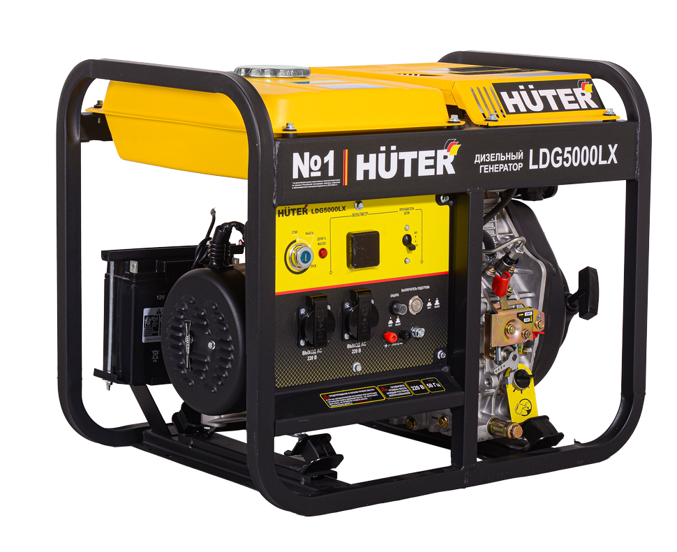 Электрогенератор дизельный LDG 5000LX Huter 64/2/7 