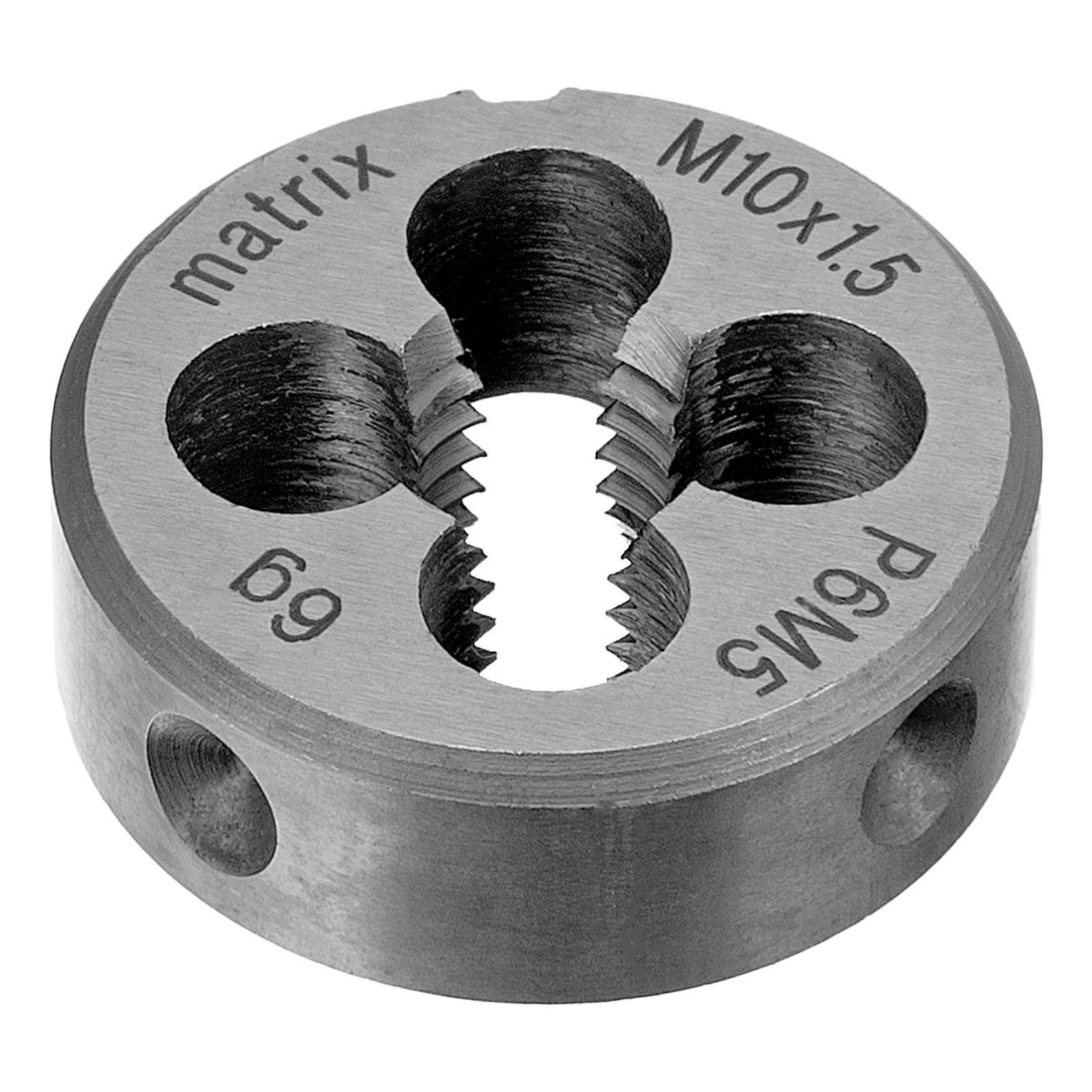 Плашка М10 х 1.5 мм, Р6М5 Matrix 