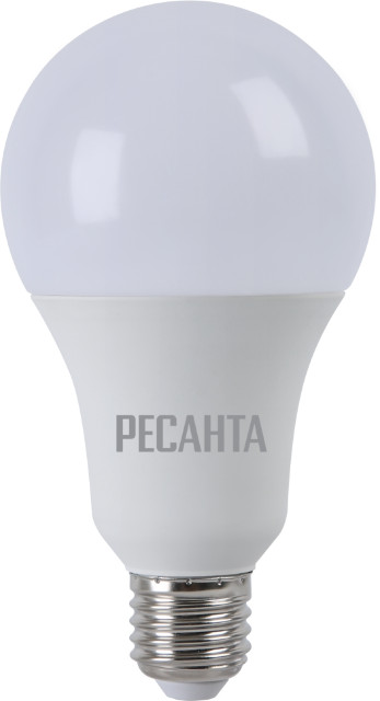 Лампа светодиодная РЕСАНТА LL-R-A80-20W-230-4K-E27 