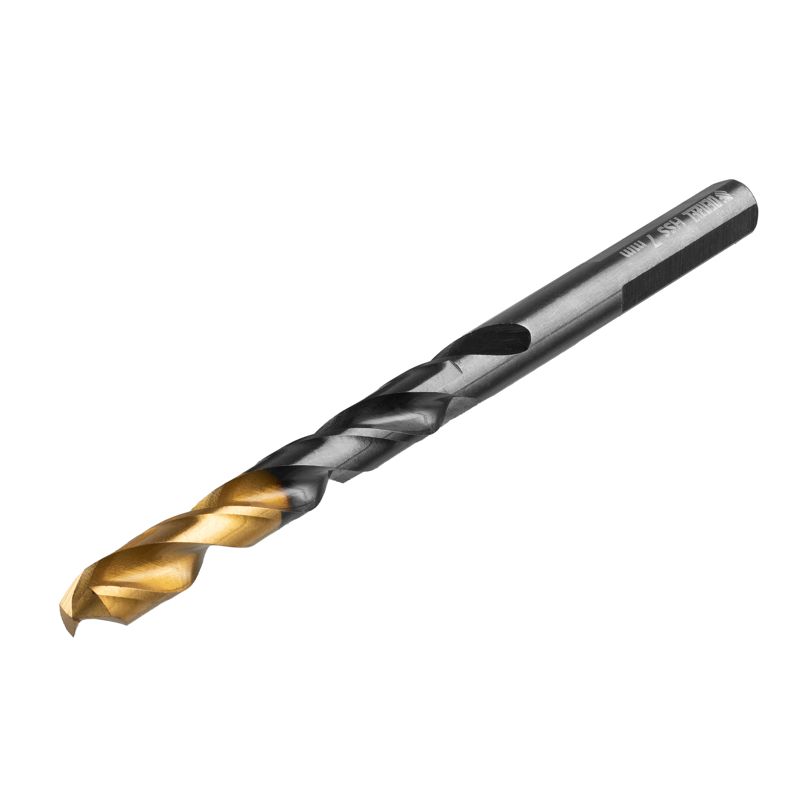 Сверло по металлу, 7 мм, HSS-Tin, Golden Tip, 10 шт. Denzel 