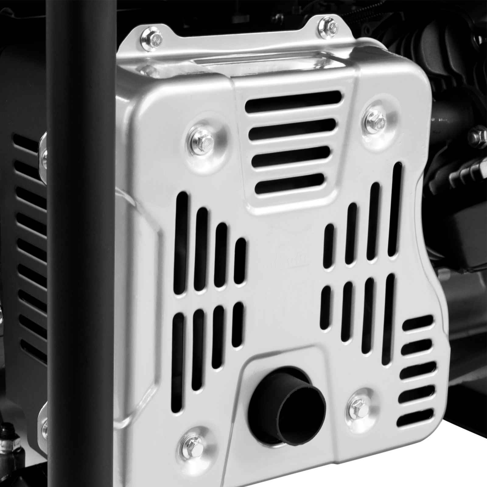 Генератор бензиновый PS 80 E-3, 6.6 кВт, 400 В, 25 л, электростартер Denzel 