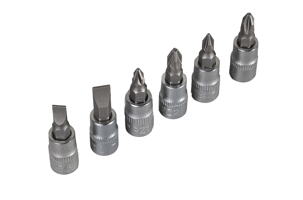 Набор инструментов, 1/4" , CrV, пластиковый кейс 29 предм Вихрь 