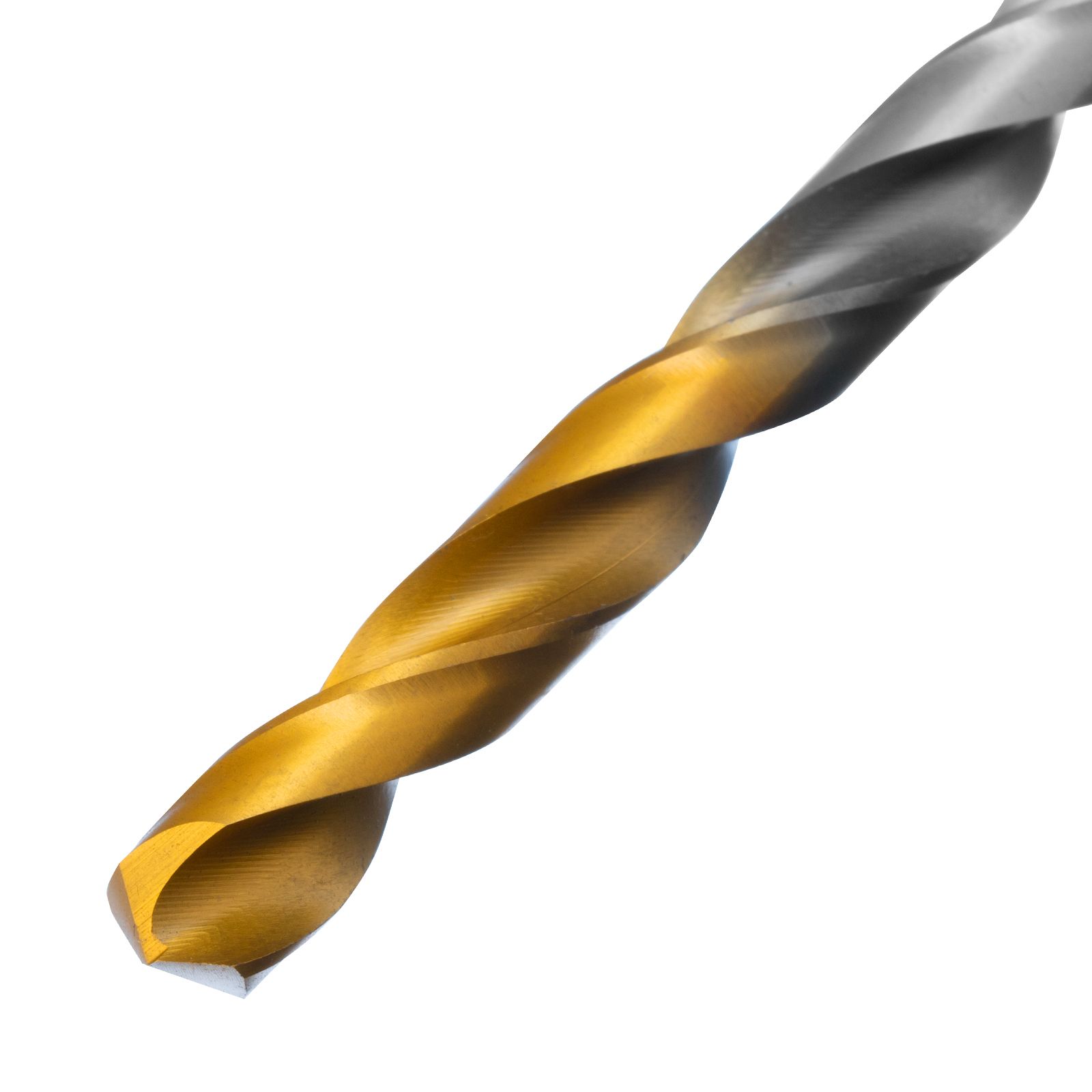 Сверло спиральное по металлу 7,0 х 156 мм, Р6М5, Golden Tip, удлиненное Denzel 