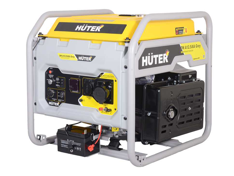 Инверторный генератор Huter DN A12,5iXA Grey 64/10/59