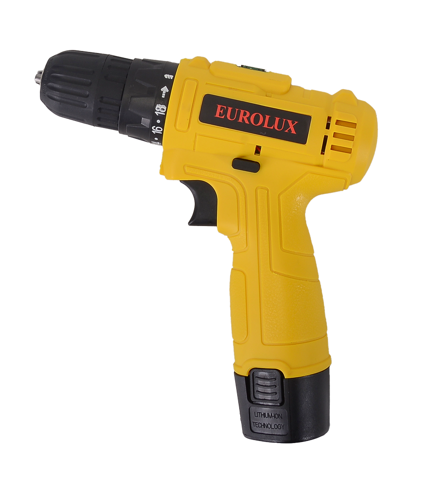 Дрель-шуруповерт Eurolux ДА-12/1Li 