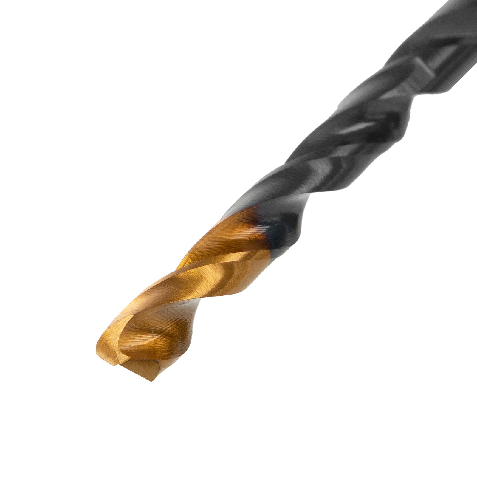 Сверло по металлу, 5 мм, HSS-Tin, Golden Tip, 10 шт. Denzel 