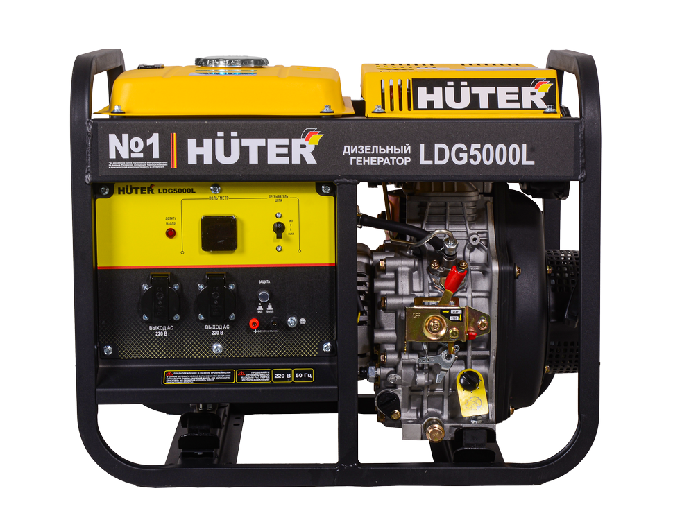 Электрогенератор дизельный LDG 5000L Huter 64/2/11 