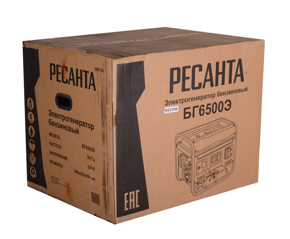 Электрогенератор Ресанта БГ 6500 Э 64/1/46 