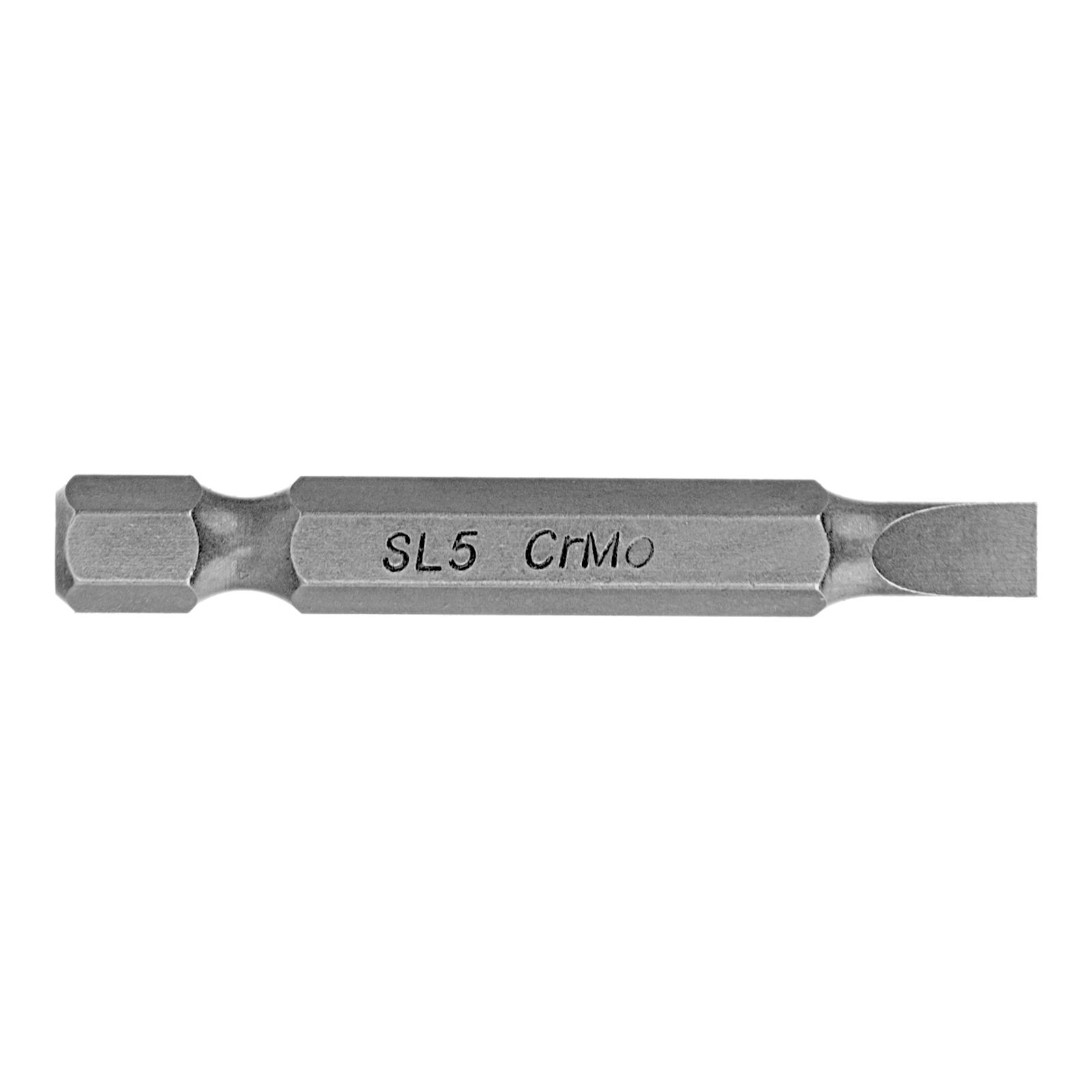 Бита SL5 x 50, сталь CrMo, 5 шт. Сибртех 
