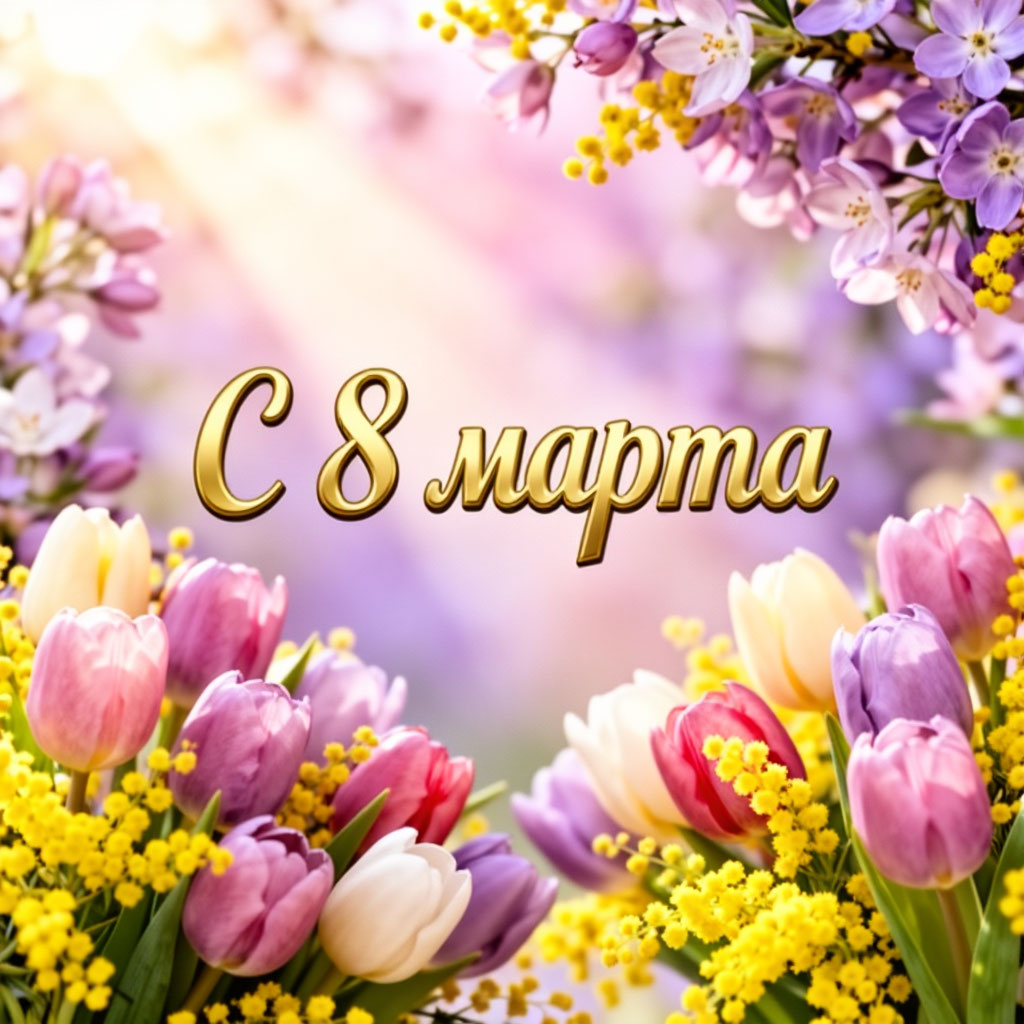 С 8 Марта! С праздником весны и красоты!