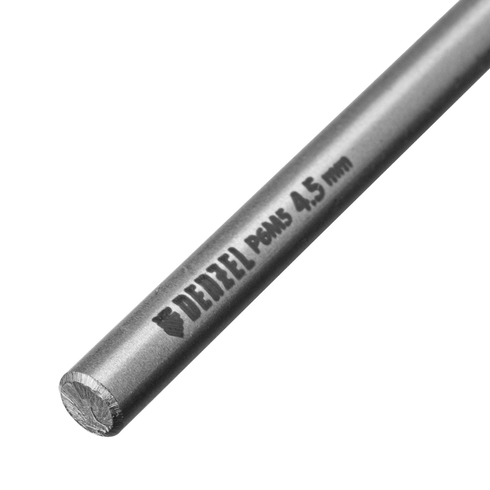 Сверло спиральное по металлу 4,5 х 126 мм, Р6М5, Golden Tip, удлиненное Denzel 