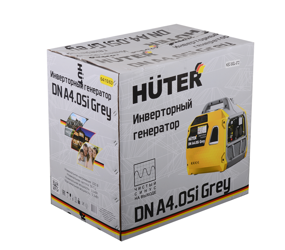 Инверторный генератор Huter DN A4,0SI Grey 64/10/63 