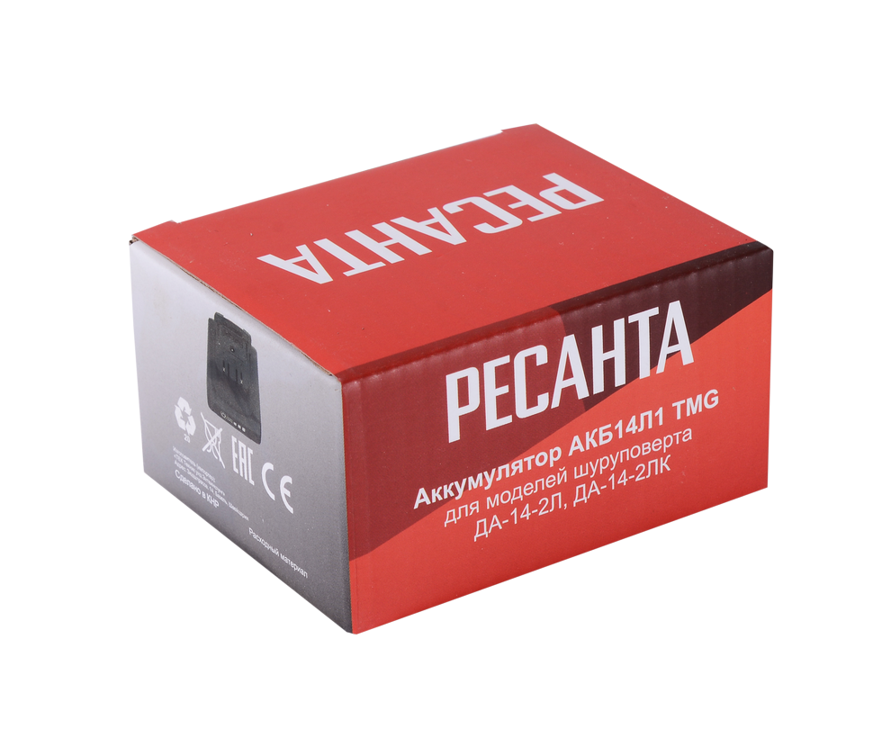 Аккумулятор для шуруповертов Ресанта ДА-14-2Л, ДА-14-2ЛК (АКБ14Л1 TMG) 