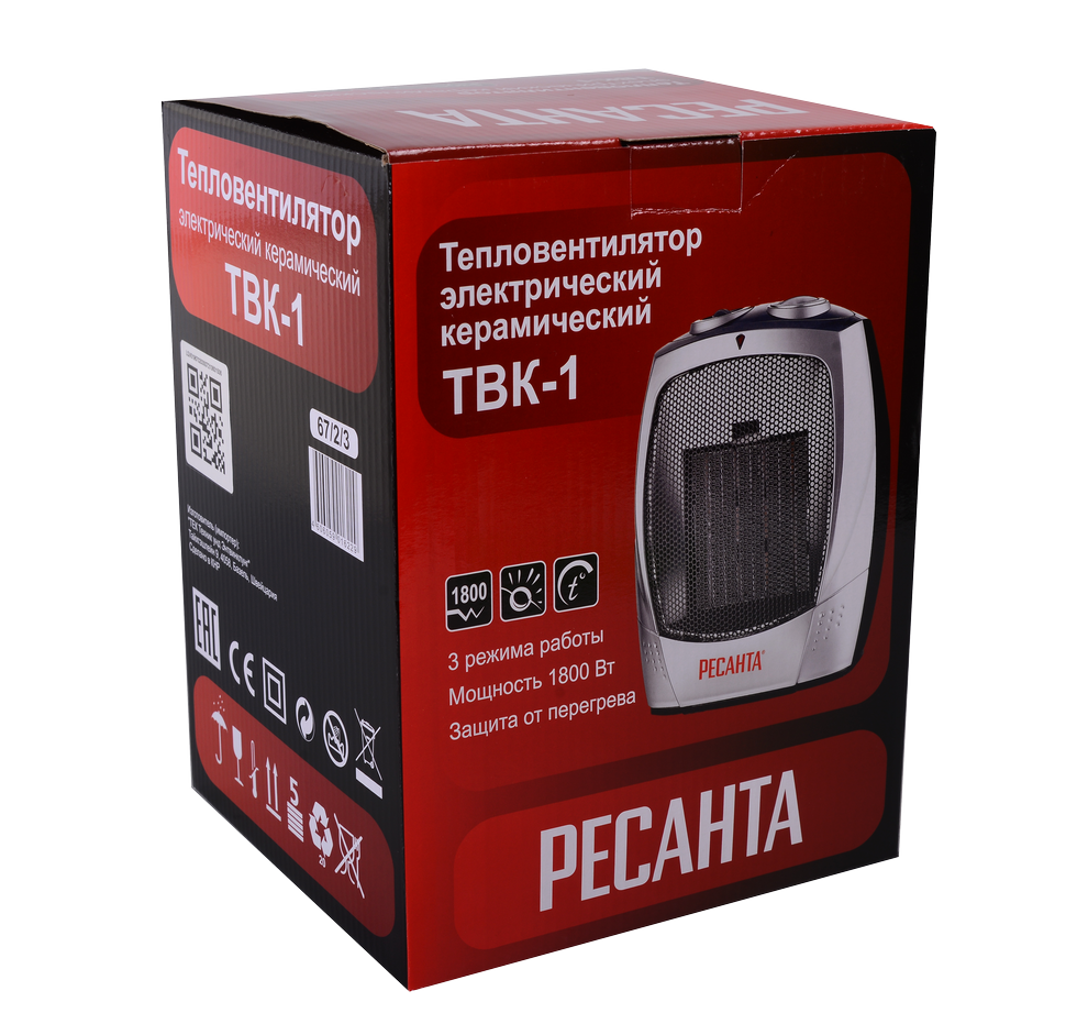 Тепловентилятор РЕСАНТА ТВК-1 