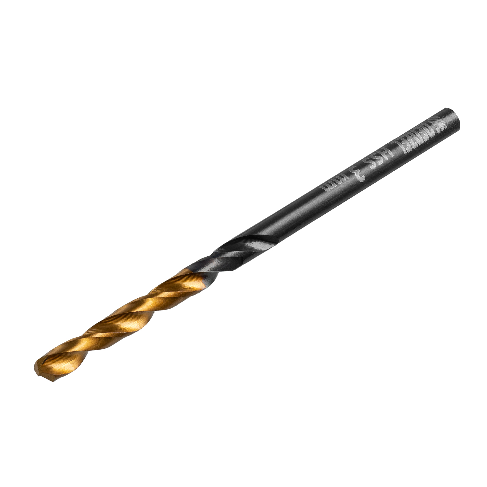 Сверло по металлу, 3 мм, HSS-Tin, Golden Tip, 10 шт. Denzel 