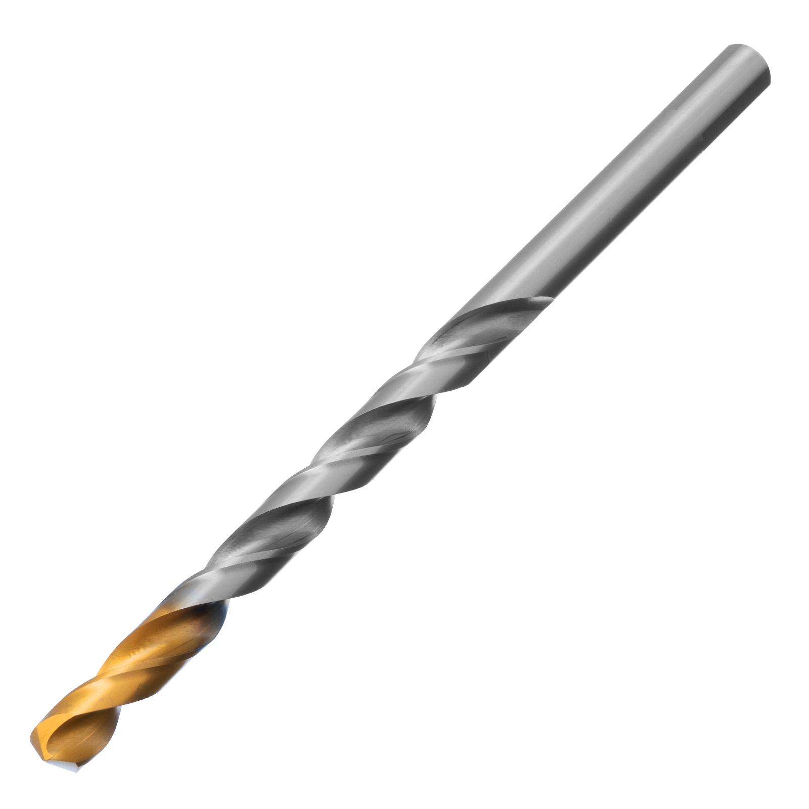 Сверло спиральное по металлу 10 х 184 мм, Р6М5, Golden Tip, удлиненное Denzel 