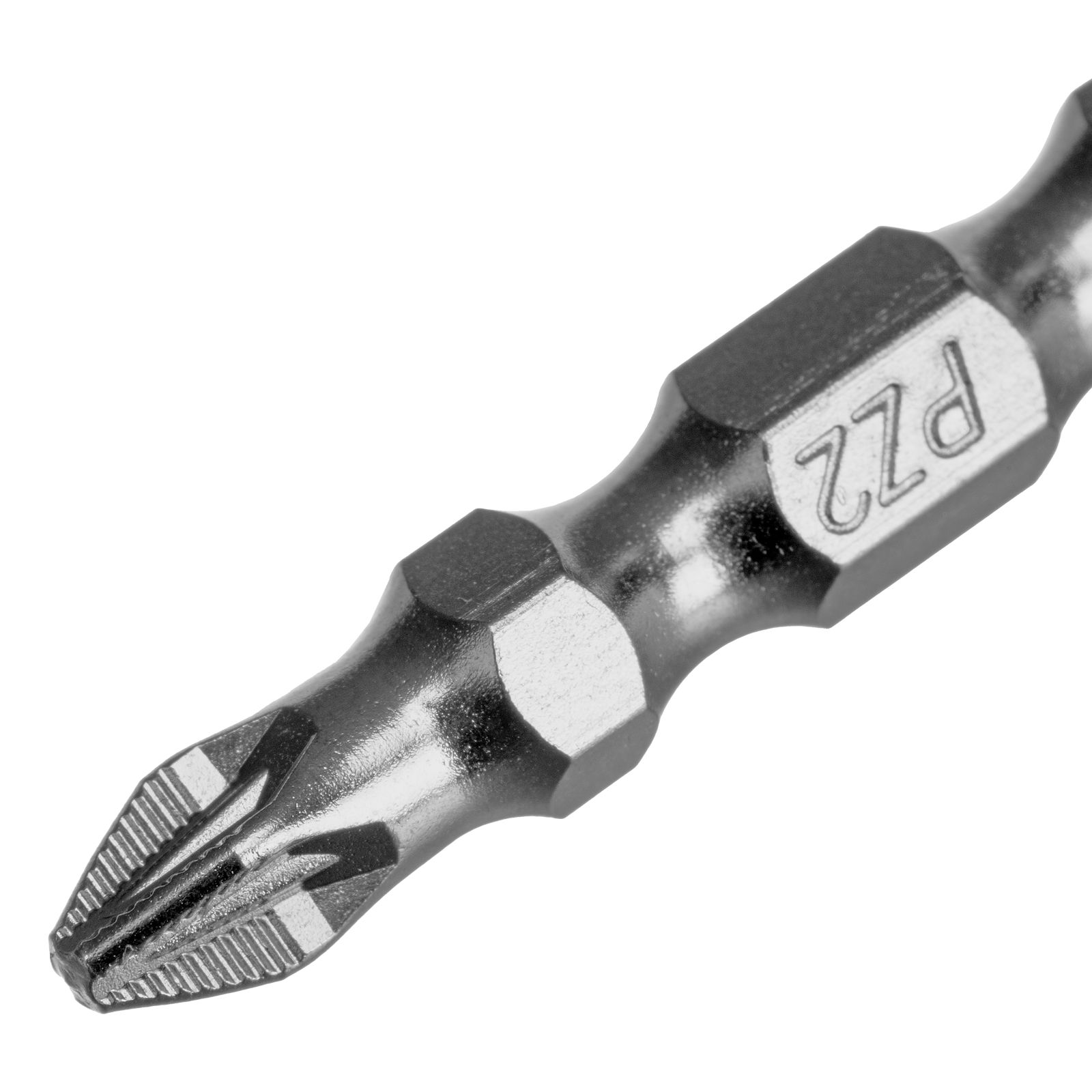 Бита двухстор., PH2-PZ2х45мм, сталь S2, 10шт. Gross 