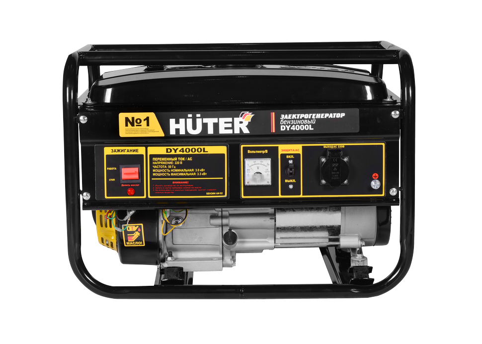Портативный бензогенератор Huter DY4000L 